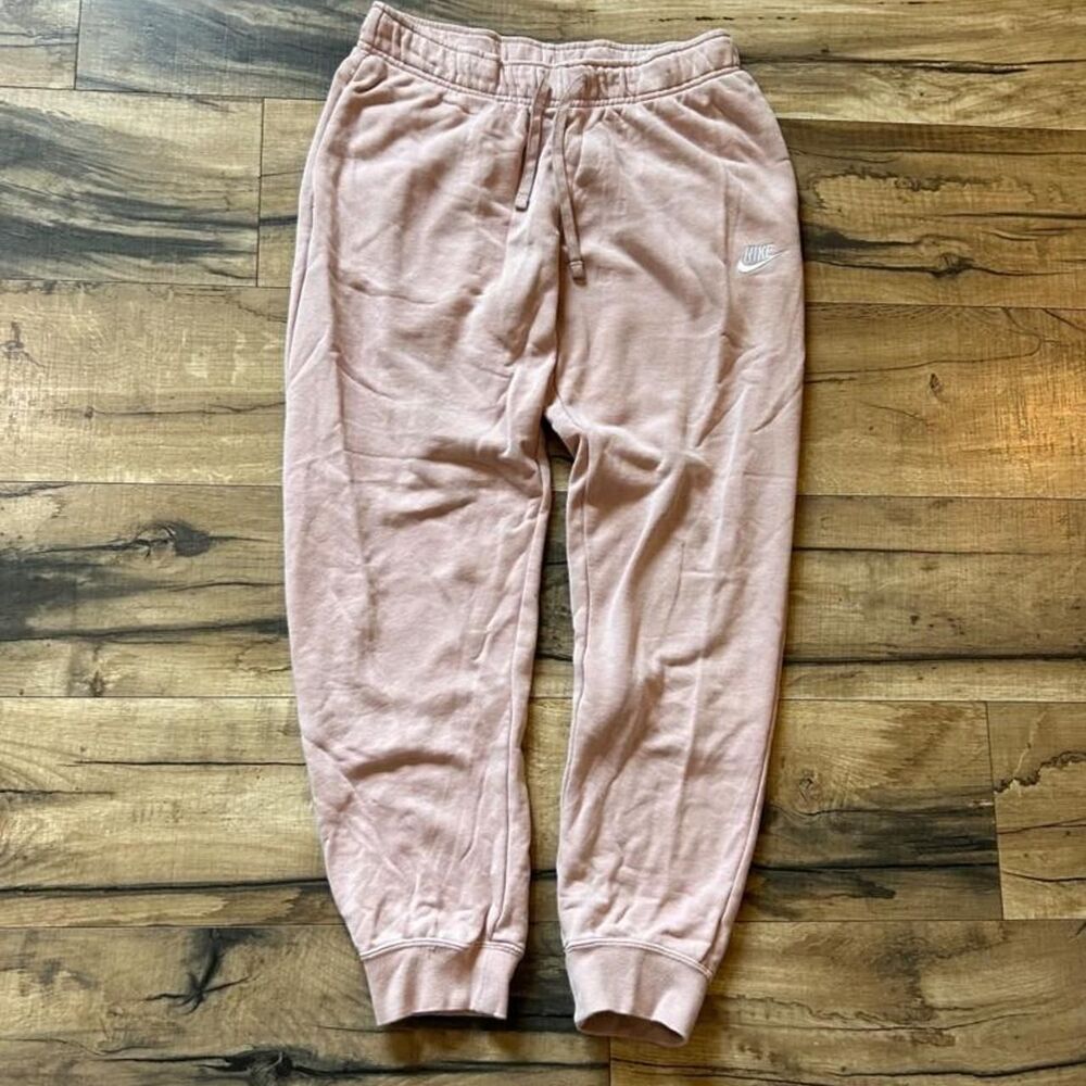 Nike Women's Pink and Tan Joggers-tracksuits